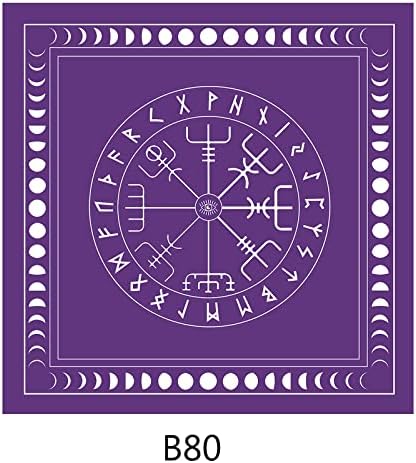 49x49cm Tarô Tarô Treta Tonelada de flanela geométrica Figura Figura de adivinhação Altar Totão de tabuleiro Oracles Card Pad Runas