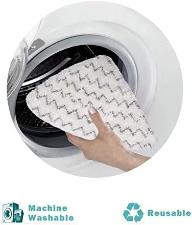 Revin-sky 2 pacote de reposição a vapor MOP PADS COMPATÍVEL COM BISSEL PowerEdge e Powerforce Delegroft Steam Mop 2078,