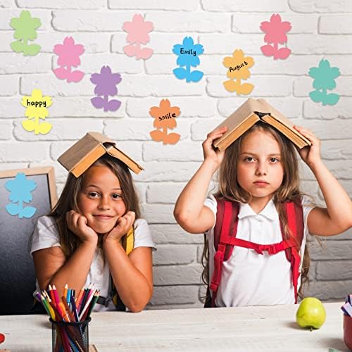 84 peças grandes recortes coloridos de papel acentuados fotões de papel tags etiquetas Etiquetas decoração da sala de aula de bulletim