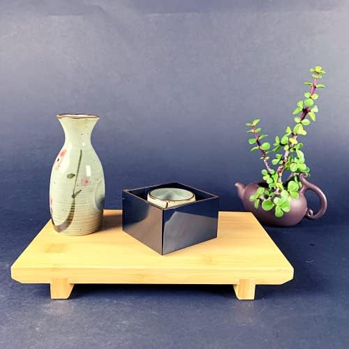 JapanBargain, sake Carafe Authentic japonês Saki Bottle Decanter para um microondas frio e quente, fabricado no Japão
