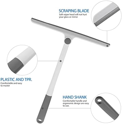 Limpador de vidro de vidro de chuveiro Cabilock Limpador de vidro Auto 2pcs Banheiro Recomagem de vidro de vidro Janela rotativa