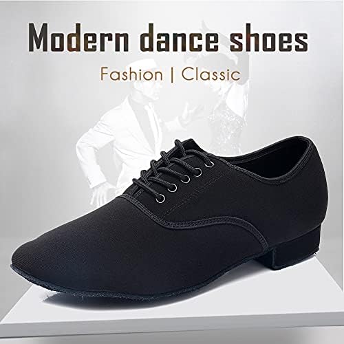 Sapatos de baile de dança de dança latina de Hiposseu Men tango Morden Rumba Sapatos de dança Social Sapatos Baixos 1 polegada,