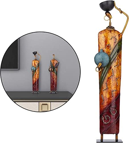 Decorações de casas de colecionáveis, esculturas, mulheres africanas vintage Figura Arte estátua, Tribal Lady Lady Figure