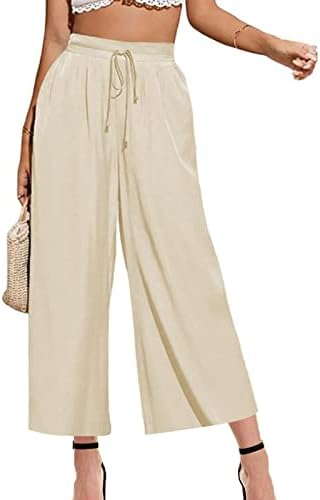 IYYVV Long Straight Slacks Ladies Soll Slack Summers With Pockets Slacks Lounge Spandex Trilha Elasticada