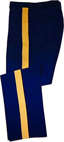 Vestido ASU do Exército dos EUA ASU Blues Serviço de serviço uniforme/calça/calça/calça NCO/Oficiais 42r, azul, 42 regular