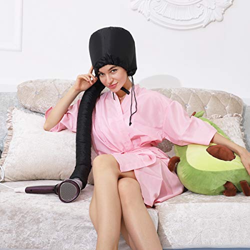 Fiewmay portátil com capuz com capuz de capuz Bonnet tampa de mãos livres para uma condição rápida e seca profunda e estilo