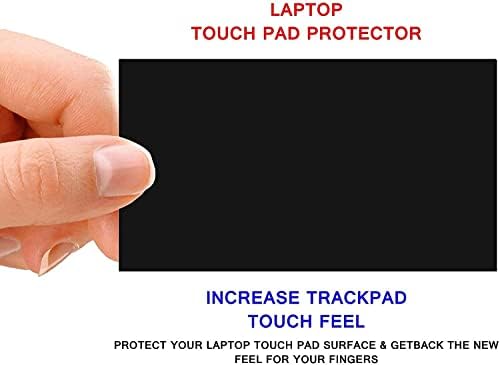 ECOMAHOLICS Laptop Touchpad Trackpad Protetor Cobert Skin Skin Skinter Film para LG Ultrapc 16 polegadas Laptop de 16 polegadas, Black