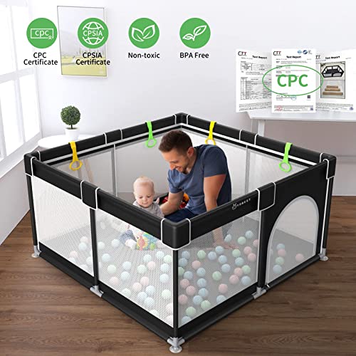 Yobest Baby Playpen, Playpens for Babies, Playard infantil extra grande com portões, Babys portátil, Centro de Atividade por Pen