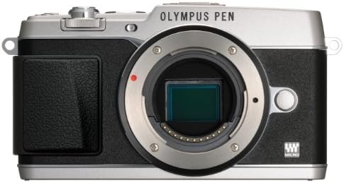Olympus Micro Four Thirds Pen E-P5 Silver E-P5 Body SLV-Versão Internacional