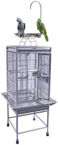 A&E Cage Company 18 X18 Play Top Cage com 5/8 espaçamento da barra - preto