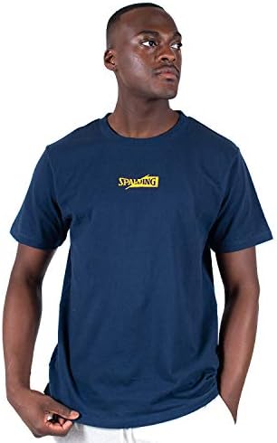 Spalding Men's Tshirt Split Word Word Marked Sleeve Sleeve