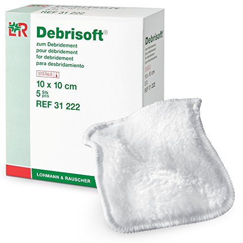 Lohmann e Rauscher-50452 Lolly de desbridamento de debrisoft, ferramenta de preparação do leito de feridas com alça para feridas