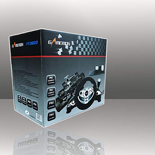 Gamemon Gaming Racing Wheel Compatível com PS3 PlayStation3 /PC