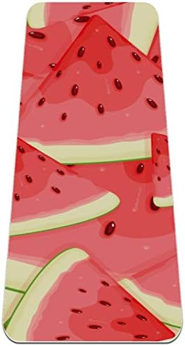 Siebzeh Watermelon Slice Premium grossa de ioga mato ecológico Saúde e fitness não deslizam para todos os tipos de ioga de exercício