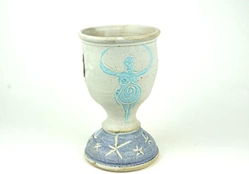 Pentáculo WicCan Goddess Stars Ritual Altar Chalice