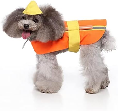 Costume de cosplay de trabalhadores legais para cães filhote de cachorro engraçado roupas de estimação adoráveis