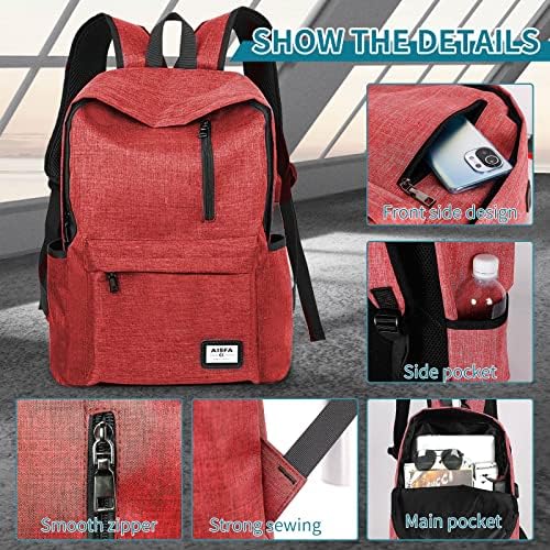 APOPUN Laptop Backpack Travel Backpack Backpack à prova d'água com porto de carregamento USB, adequado para viagens, camping, escola,