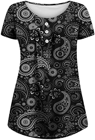 Narhbrg Womens 2023 Summer Casual T-shirts V-deco