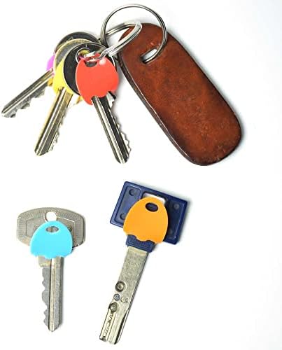 Identificadores -chave. Pacote de 24 capas de tampas -chave. Toppers -chave de silicone. Solução perfeita para identificar suas chaves.