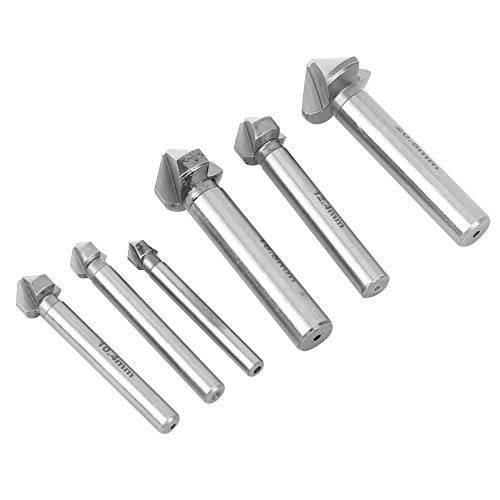 Bit de cortador, cortador de chanfro, 6pcs truncking para moldagem de calçados plástico de madeira macia