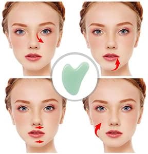 Gua Sha Board Massagem Facial de Beleza Ferramenta de Raspa de Pedras Naturais da Medicina Chinesa