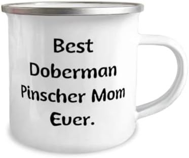 Presentes especiais para cães Pinscher Dog, Melhor Mãe Pinscher de todos os tempos, caneca de 12 onças de 12 onças para Dogman