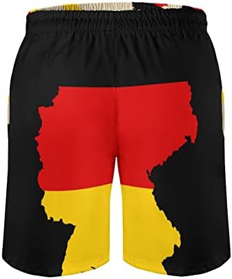 Short short masculino de mapa da Alemanha