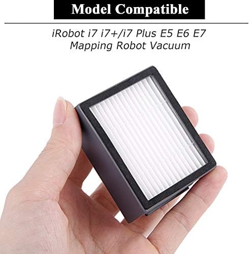 Hongfa Substituição Roomba i7 i7+ i6+ filtros, 18 pacotes peças de reposição para i-robot Roomba i7 7150 i7+/i7 mais e5 e6 i6+ e7 i3 i3+ i4+ vácuo, filtro de série Roomba i & e