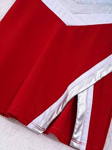 Kaerm Kids Girls Athletic 2 Pcs Vestido A-line com shorts Conjunto