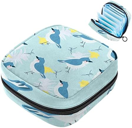 Bolsa de armazenamento de guardanapos sanitários de Oryuekan, bolsas de zíper menstrual reutilizável portátil, bolsa de armazenamento