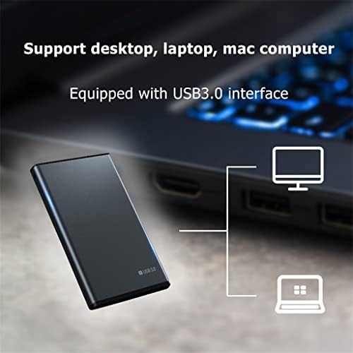 N/A 2,5 HDD Mobile Hard disco rígido USB3.0 Disco rígido móvel de 500 GB 1 TB 2TB de armazenamento disco rígido portátil