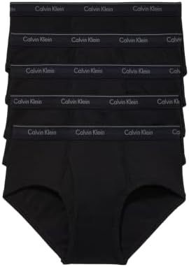 Briete de 5 pacote de algodão de algodão masculino de Calvin Klein