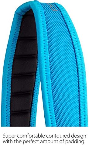 Pro tec nls310mtb 22 Tira neoprene de neoprene menos estressante com calça de metal revestido, azul de cerceta