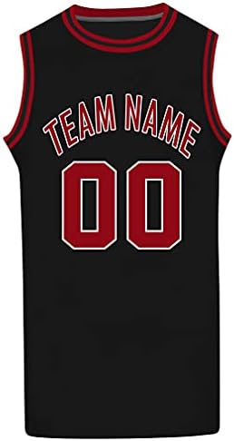 Jersey de basquete de pescoço redondo personalizada para homens/mulheres/jovens fazem seus próprios uniformes de equipe personalizados