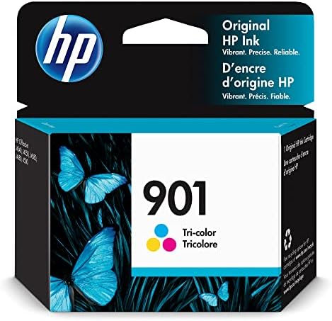 HP Original 901 Tri-Color Cartucking | Trabalha com o OfficeJet J4500, J4680, 4500 Series | CC656AN