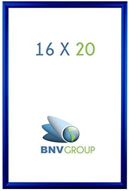 BNV Alumínio dianteiro Cargo Snap Poster/moldura, azul escuro, 16x20 polegadas, perfil de 1 '', montagem de parede, retrato e modo