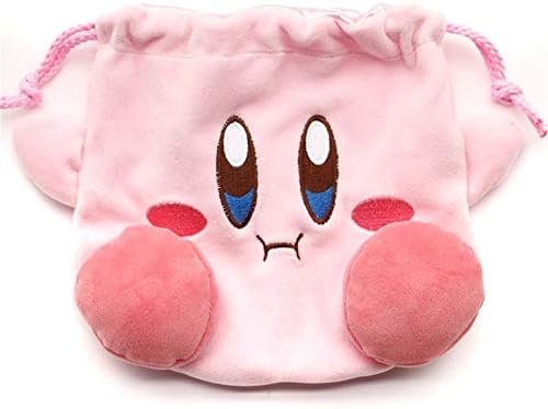 Lopbraa Star Plush Pink Prindation Plushie Kawaii Bolsa Bolsa de Viagem Maquiagem Bolsas de Armazenamento Cosmético Organizador