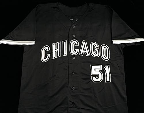 Dane Dunning assinou camisa de beisebol preto autografado com JSA Coa - Chicago White Sox Pitcher - Tamanho XL
