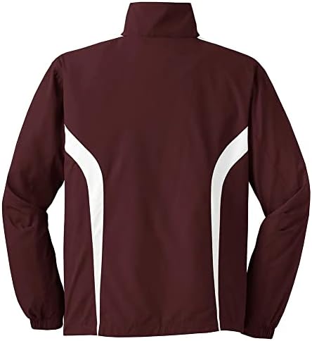 Joe USA Mens Colorblock Full Zip Raglan Jackets em regular, grande e alto