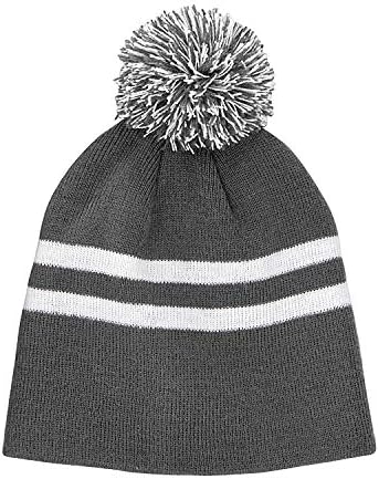 Equipe 365 listrado Pom Beanie