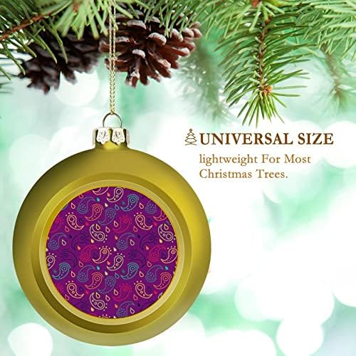 Resumo Paisley Pattern Balls Christmas Ornament Properte