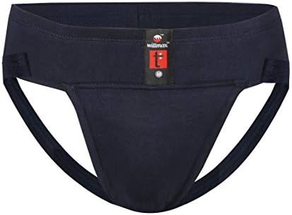 KD Willmax T-Plus Jockstrap Gym Cotton Spoiler com copo de bolso multi esporte