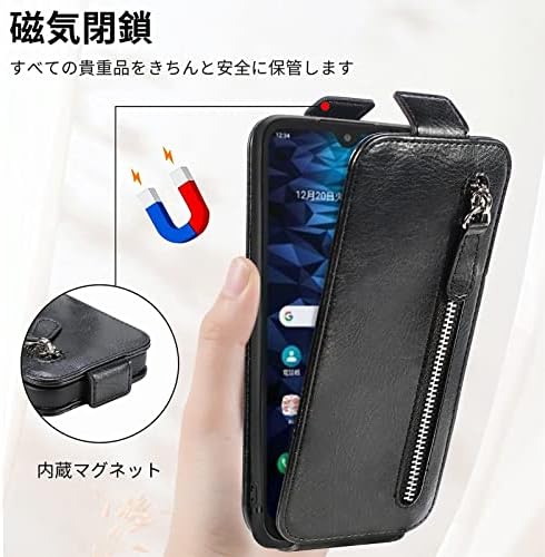 Caso de proteção do Yuyog Telefone para Kyocera Digno SX3 Caixa de carteira, caixa de crédito embutida de couro premium e slots de dinheiro,