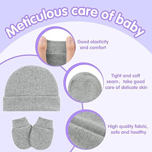 Zando Baby Hats Hatisbat Hospital Hat Hat Bap Beanie Cap para Premie Baby Boys Grils Chapéus e Mette de arranhões