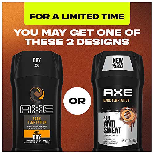 Ax ax antiperspirante desodorizante, tentação escura, 2,7 onças