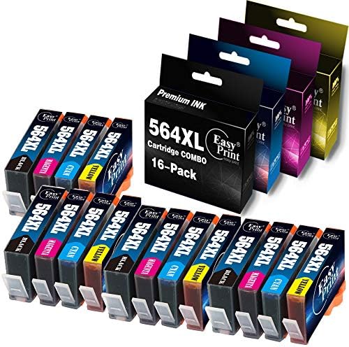 EasyPrint Compatível 564 Cartuchos de tinta 564xl Usado para HP DeskJet 3520 3522 4620 Photosmart D5520 D6510 D6515 D6520 D7520 D7525
