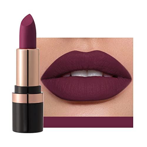 O batom de barra labial batom com maquiagem labial Velvet Longa Longa Pigmmento Pigmento Nude Perra impermeável Lip Girl