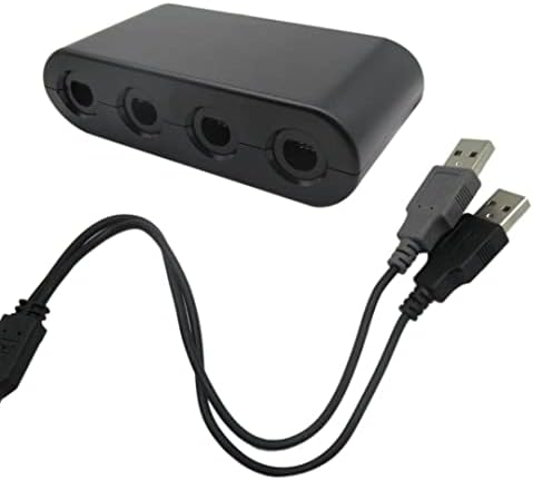 4 Porta para GameCube Controller Adapt para Nintendo Switch Wii U PC Super Smash Bros
