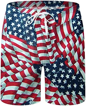 BMISEGM Board Shorts Men's Independence Day Fashion Shorts Casual sem