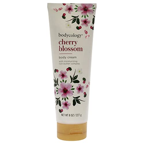Bodycology Cherry Blossom hidratante creme para mulheres, 8 onças